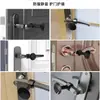 Imán de Puerta Tope de Puerta Sin Taladro Anticolisión Almohadilla Tope de Puerta Manija Parachoques de Puerta Silicona Pared Piso Detrás de la Puerta Ventosa Fijación de Puerta Baño