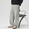 Pantalones Casuales de Lyocell Plegados de Pierna Ancha para Hombre Anyang, Nuevo Estilo Otoño 2026, Corte Holgado, Corte Tridimensional, Pantalones Curvos con Caída