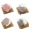 Bomba de Baño Grande de 50g con Bloques de Color, Bola de Flor de Baño No Desintegrable, Bola de Baño con Bloques de Color, Artículos de Baño, Bola de Baño para Exfoliar la Espalda