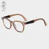 Armazón de Gafas Vintage Tr90 para Hombres y Mujeres, Gafas Sin Graduación Anti Luz Azul, Armazón de Gafas de Graduación con Patillas de Pin de Acetato Cp