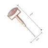 Dispositivo de Masaje de Puntos de Acupuntura Rodillo de Cuarzo Rosa Natural Rodillo Facial de Microneedling Dispositivo de Puntos de Acupuntura Fundición a Presión de Precisión Masaje Multiefecto