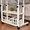 Escritorio de computadora, móvil, altura ajustable, mesita de noche, escritorio simple para estudiante, escritorio para el hogar en el dormitorio, mesa de estudio para usar en la cama, escritorio de oficina