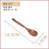 Suministro directo de fábrica cuchara de madera de mango largo para enrollar tenedor de madera cuchara creativa juego de tenedor y palillos se puede grabar logo