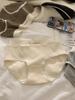 Ropa interior femenina de algodón con hilo, con borde de letras, cómoda, transpirable y agradable para la piel, de cintura media, antibacteriana y sin marcas.