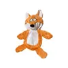 Juguete de peluche para perro con forma de animal, sin relleno, de terciopelo de burbuja, con sonido, para aliviar el aburrimiento, resistente a la masticación, en stock