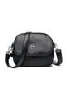 Bolsa de Ombro Fashion Texturizada 2025 Nova Simples Elegante Pequena Redonda Feminina Multicamadas Versátil Bolsa Transversal Tendência Transfronteiriça