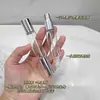 Frasco dispensador de perfume, frasco roll-on de água floral, frasco roll-on de água floral de óleos essenciais, frasco de spray de vidro de dupla utilização com cabeça dupla, frasco vazio