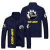 Chaqueta holgada con estampado de moda de primavera y otoño europea y americana, con logotipo de coche, ropa exterior para jóvenes, chaqueta informal de negocios, ropa de comercio exterior para hombres