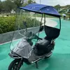 Toldo para carro elétrico toldo para carro a bateria à prova de vento e chuva protetor solar para carro elétrico impressão publicidade