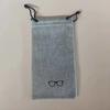 Estojo de Linho Colorido para Óculos, Bolsa Colorida para Óculos de Sol, Bolsa com Cordão para Armazenamento de Celular para Óculos de Sol
