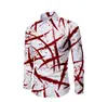 Exportação Transfronteiriça Camisas Masculinas com Estampa 3D de Halloween, Quantidade Mínima de Pedido, Pedido Personalizado, Mistura de Fibra Química