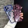 Funda de Teléfono Transparente con Soporte Magnético para iPhone 18 Pro Max Apple 17 Funda Protectora Acrílica de Cobertura Total