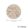 Molde de silicona para azúcar con forma de Papá Noel, ideal para decorar tartas de chocolate navideñas.