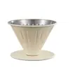 Acero Inoxidable 304 Filtro V60 Universal Goteo Estampado Taza de Café Manual Taza Filtro Utensilio