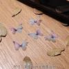 Alas de mariposa de tul de una sola capa, accesorios para el cabello antiguos, horquillas, material para escalón, tocados, pendientes, accesorios al por mayor