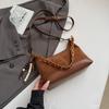 Bolso de Hombro de Cadena Trenzada Dumpling de Alta Moda de Tendencia 2025 Nuevo Bolso de Moda para Viajeros Elegante Bolso Cruzado para Mujer