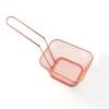 Suministro transfronterizo de mini cestas de acero inoxidable para papas fritas, cesta para freír papas fritas, vajilla creativa, cesta pequeña para freír, cesta para dim sum americano