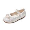 Zapatos Individuales para Niñas 2026 Estilo Nuevo de Primavera y Otoño Casual Coloridos con Pedrería y Lazo Zapatos de Baile Zapatos de Actuación para Niños Jóvenes y de Edad Media