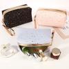 Bolsa Octagonal de Seda de Lluvia Bronceadora con Estrellas Personalizada OEM Bolsa de Almacenamiento para Cosméticos Bolsa de Lavar con Cremallera Bolsa de Cosméticos Portátil