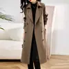 Gabardina para Mujer 2026 Nueva Colección Primavera y Otoño Gabardina de Otoño de Longitud Media para Mujeres Petites
