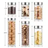 Frascos de Almacenamiento de Vidrio de Borosilicato de Venta Caliente para Comercio Exterior, Contenedores de Almacenamiento de Granos, Frascos Sellados Personalizables para Productos Secos de Cocina