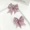 Tecido estampado em formato de coração, laço gravata borboleta, acessórios de cabelo DIY feitos à mão, roupas de boneca, roupas infantis, sapatos, chapéus e bolsas - acessórios semi-acabados