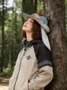 Sombrero tipo chal de bloques de color para hombres y mujeres, sombrero para el sol para exteriores, sombrero de sol con protección UV, sombrero de sol de verano, que cubre el cuello, resistente al agua