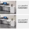 Escritorio de oficina moderno y simple, barra de cajero, recepción, gabinete de archivos de alta gama para salón de belleza, mostrador de recepción curvo de lujo ligero