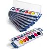 Pigmento Ovalado de Pintura Facial Semi-Seco de 8 Colores Más Vendido de Amazon, Pigmento para Pintura Facial Infantil, Pintura Corporal