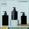 Limpador facial de 100/200/300/500/530ml engarrafado por prensagem, creme para as mãos, embalagem PET, garrafa plástica quadrada plana