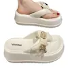 Verão 2026 Novo Estilo Cria Instantaneamente Pernas Longas Emagrecedoras Chinelos de EVA Nova Moda de Verão Deusa Respirável Impermeável Desodorante
