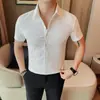 Camisa de Manga Corta Nueva de Verano para Hombre 2026, Camisa de Manga Corta Estampada Nueva de Verano para Hombre, disponible para dropshipping