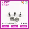 R212ZZ FB604ZZ 3.175*12 * 4MM Z3P5SRL 0 ~-5 tolerancia rodamiento de motor