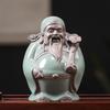 Fu Lu Shou Chá Pet Decoração Recrutamento Criativo Deus da Riqueza Decoração Zen Desktop Decoração de Entrada Feng Shui Decoração de Presente