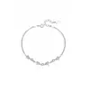 Pulsera de plata esterlina con estrella Pulsera exquisita para mujer con diseño de nicho de lujo ligero Regalo de San Valentín para novia