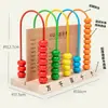 Contador de cinco marchas, material didático para ensino de matemática de primeira e segunda séries, ferramentas de contagem, aritmética, dez mil ferramentas de aprendizagem de estrutura de cálculo de cinco elementos
