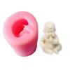 Molde de bolo fondant para bebê bebê molde de gelatina pudim molde ferramenta de cozimento de silicone líquido molde de bolo