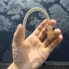 Pajita recta de una pieza, ranura en forma de U, tubo recto para beber grueso, longitud cortable, boca ancha, boca ancha, boca de agua, pico de pato, cuatro felices, mismo estilo