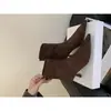 Novas Botas Martin Retro Estilo Coreano 2025 para Mulheres com Bico Fino Salto Agulha e Botas Curtas Slim Femininas