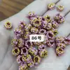 Linterna de anillo caliente multicolor hebilla de piña pulsera tejida a mano accesorios de cuerda nudo de hilo dorado joyería pequeña al por mayor