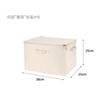 Caja de Almacenamiento de Algodón Puro Wabi-Sabi SGS Caja Organizadora Plegable a Prueba de Polvo para Ropa y Edredones Cesta de Almacenamiento para Armario de Dormitorio