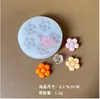 Molde de Silicona Hecho a Mano DIY Pegamento de Cristal Flor Estéreo Rosa Camelia Loto Hoja de Loto Yeso Fondant
