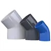 Codo de PVC de 45 Grados Junta de Ángulo Recto para Accesorios de Tubería de Suministro de Agua, Diámetro Igual Codo Curvo Blanco Azul Gris de 45 grados para Suministro de Agua