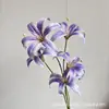 Flores Artificiales para Boda Colección Morada Serie Salón de Bodas Jardín Monet Arco Exterior Muro de Flores Estudio Fotográfico Floral Paisajismo