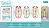 Educação infantil transfronteiriça desenho animado música suave simulação de telefone celular brinquedos educativos para crianças conforto para recém-nascidos segurar