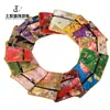 Bolsa quadrada com zíper, camada dupla estampada com forro, bolsa de brocado vintage, bolsa de brocado, bolsa para joias, zíper bordado, bolsa de Buda