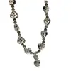 Collar de Cadena para Clavícula con Diseño Personalizado de Fresas de Lunares Estilo Coreano, Lindo, con Cristales, Estilo Ins, Moderno, de Alta Gama