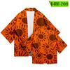 Camisa da Série Padrão Sol Roupa de Performance Uniforme Japonês Artístico Roupão Kimono de Pena Impressão Digital Atacado