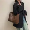 Bolsa Retrô de Grande Capacidade para Mulheres, Nova Tendência 2026 Estilo Coreano Versátil Bolsa Tote, Bolsa de Ombro da Moda para Mulheres