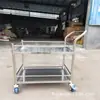 Carrinhos de Jantar Comerciais de Aço Inoxidável de Três e Quatro Camadas, Carrinhos Comerciais, Carrinhos de Louça para Restaurante, Fabricantes de Carrinhos de Entrega de Alimentos para Catering e Hotel